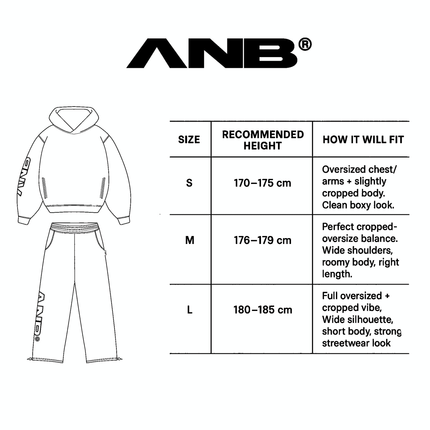 ANB TRACKSUIT - BLACK